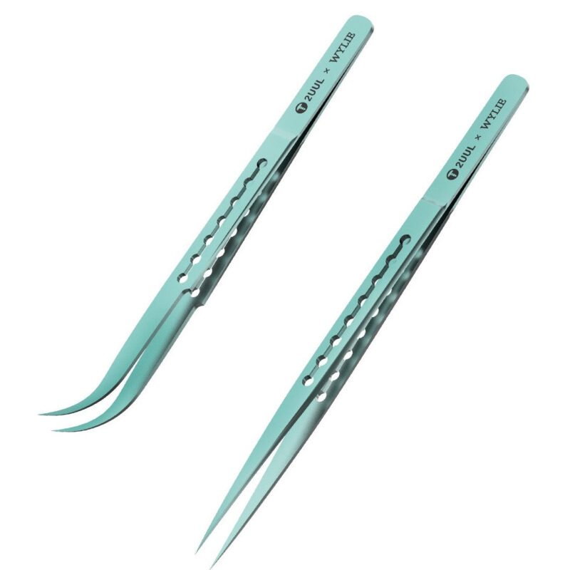 2UUL Titanium Alloy Ultralight Curved Tweezer Ti12